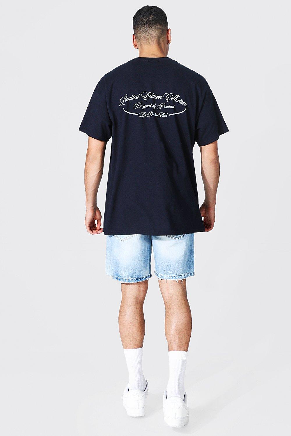 Painted denim shorts shop